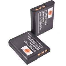 DSTE 2-Pack Ersatz Batterie Akku Kompatibel für Sony NP-BG1 NP-FG1 DSC-H3 DSC-H7 DSC-H9 DSC-H10 DSC-H20 DSC-H50 DSC-H55 DSC-H70 DSC-H90 DSC-HX20V DSC-HX30V Kamera