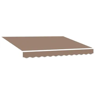 vidaXL Markisenersatzstoff Taupe 281 x 245 cm Polyester - Taupe