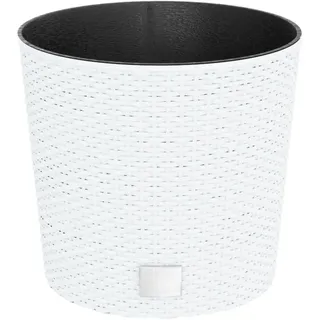 vidaXL Pflanzkübel 15 x 15,3 cm Weiß