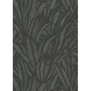 Fashion for walls Vliestapete Sansibar 53 cm x 10 m schwarz 34193