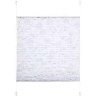 LIEDECO Klemmfix-Plissee 40 x 130 cm Polyester Weiß