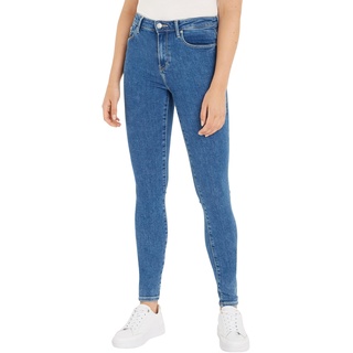 Tommy Hilfiger Damen Jeans Skinny Fit, Blau (Eve), 30W / 30L