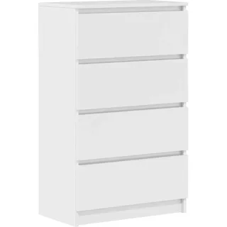 vidaXL Sideboard Hochglanz-Weiß 60x35x98,5 cm Holzwerkstoff