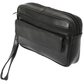 Sotala Herren Handgelenktasche Handtasche Tasche Echt Leder Geld Bag Umhängetasche Herrentasche