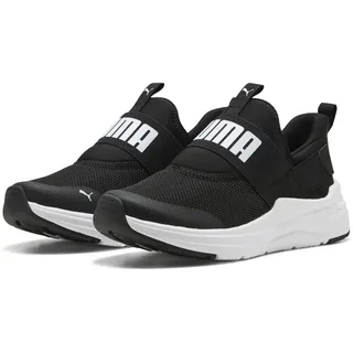 Puma Softride Wired 2 Sliptech Kids Schwarz/Weiß 35