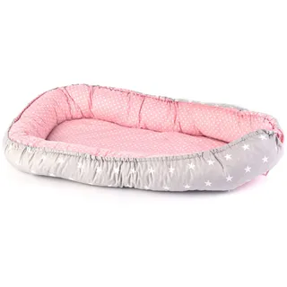 Multifunktionale Kuschelnest Babynest Kokon für Babys und Säuglinge, Nestchen, Reisebett, 100% Baumwolle, antiallergisch