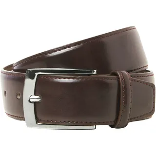 JACK & JONES Herrengürtel Polyurethan Braun 90