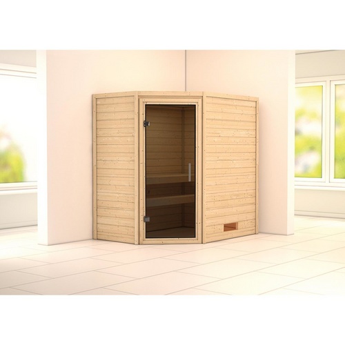 Bild von Sauna Svea Eckeinstieg, ohne Ofen beige