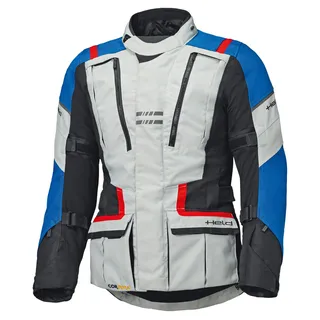 Held Hakuna Matata 3 Textiljacke Hellgrau/Blau/Rot L