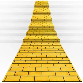Bodenläufer für Zauberer-Oz-Party-Dekorationen, lange Einweg-Ziegelsteine, Wandhintergrund, Tischdecke für Halloween, Prinzessin, Cosplay, mittelalterliches Schloss, Partyzubehör, insgesamt 1,4 x 15,2