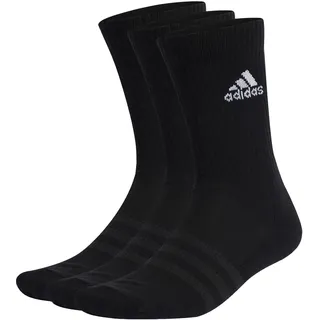 adidas Cushioned Crew Socken 3 Paar Black 36