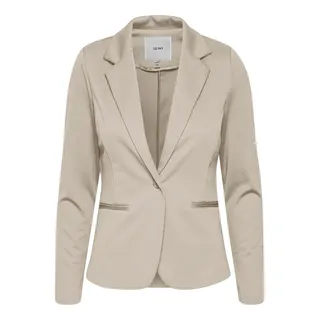 ICHI IHKATE BL Damen Blazer Kurzblazer Jacke Ein-Knopf-Blazer mit Stretch und Reverskragen, Größe:S, Farbe:Doeskin (151308)