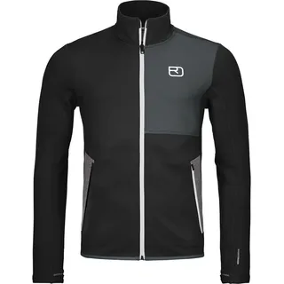 ORTOVOX FLEECE JACKET M, 86987, black raven, S