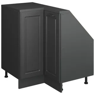 Vicco Dachschrägenschrank Eckschrank Rion Anthrazit Landhaus/Anthrazit 75.6 x 81.6 cm mit 1 Tür , Anthrazit, Anthrazit , Holzwerkstoff , 2 Fächer , Rechteckig , 75.6x81.6x75.6 cm , Kleinmöbel, Kommoden, Kommoden