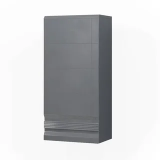 Vicco Badschrank Fredd Anthrazit Hochglanz 36.4 x 77 cm, Model 29928 - Dunkelgrau