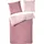 Wendebettwäsche »Kate« 3 Stk., tlg. mit Two-Tone-Optik, feines Grafik-Muster, ab Größe 135x200 cm, pink