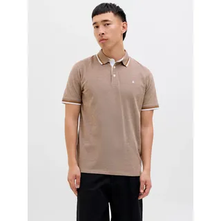 Jack & Jones Poloshirt »JJEPAULOS POLO SS NOOS« mit Logo Stickerei