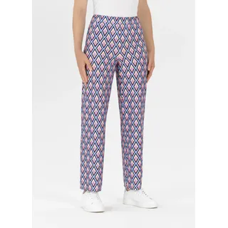 Stehmann 7/8-Hose »Filiz«, im Culotte-Stil - mit Allover-Print, blau