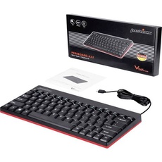 Bild von Tastatur USB QWERTY Deutsch, UK Englisch, Schwarz