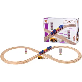 Eichhorn Spielzeug-Eisenbahn »Achterbahn« FSC® - schützt Wald, bunt