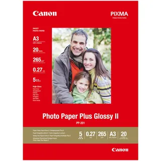 Canon PP-201 Plus Fotopapier hochglänzend weiß, A3, 20 Blatt