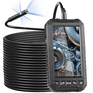Vevor Endoskopkamera 1080P mit 15 m Kabel und 12,7 cm Display