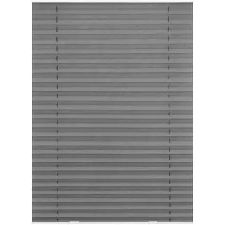 Dachfensterplissee LICHTBLICK ORIGINAL "Haftfix" Gr. 3, grau (grau, weiß), B:47cm H:100cm, Obermaterial: 100% Polyester, Plissees, Dachfensterplissee, Crush-Optik, mit Saugnapf