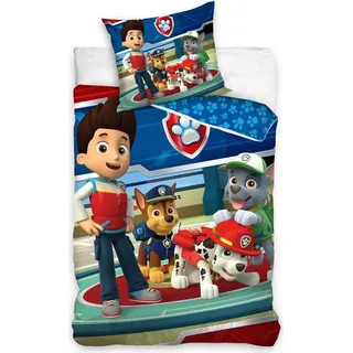 PAW Patrol Bettbezug Ryder 140 x 200 cm - 65 x 65 cm - Blau