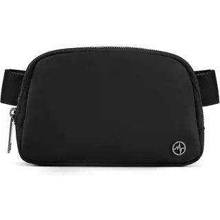 Pander Fanny Pack Everywhere Gürteltasche, Bauchtasche, Crossbody-Taschen für Damen, Designer, Schwarzes Polyester, Einheitsgröße