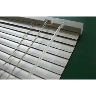 Unbekannt Alu Jalousie Silber - Breite 40 bis 240 cm - Höhe 130/160 / 220 cm - Tür Fenster Rollo Jalousette Aluminium Fensterjalousie Lamellen Metall (240 x 160 cm)