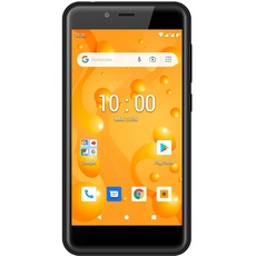 Konrow - Soft 5P - 4G Smartphone mit 5'' Display und 16 GB Speicher Erweiterbar auf 64 GB - Mobiltelefon mit Dual SIM, 5Mpx Rück- und 2 Mpx Frontkamera - Android 11 (Go Edition) - Schwarz