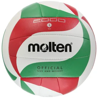 Molten V5M2000 Volleyball,Weiss-grün- schwarz