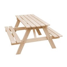 Timbela Kindersitzgarnitur Holz M018-1 Groß