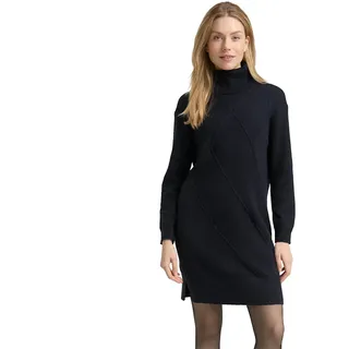 Tom Tailor Kleid Strickkleid Blau 36