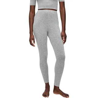 Triumph Leggings "Beauty Layers Leggings Wool", Damen, Gr. XL, N-Gr, grau (medium grau melange), Single Jersey, Obermaterial: 100% Wolle, meliert, bequem lang, Hosen Leggings, Reine Wolle, wärmend