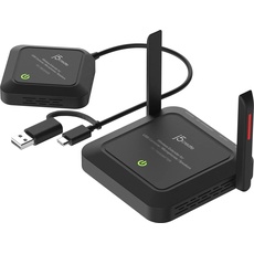 j5Create JVW120-N Drahtloserweiterung für USBTM-Kameras / Mikrofone / Lautsprecher (USB A), Dockingstation + USB Hub