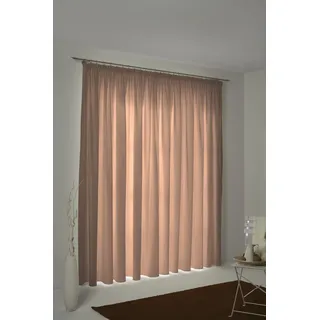 Vorhang ADAM "Uni Collection" Gr. 4, braun, B:145cm H:245cm, Baumwolle (Bio-Baumwolle), Gardinen, Vorhang, aus 100% Bio-Baumwolle, Vorhang nach Wunschmaß