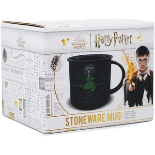 Harry Potter HALF MOON BAY Tasse – 430 ml – Dark Arts – Arbeitstasse für Erwachsene – Emaille-Tasse