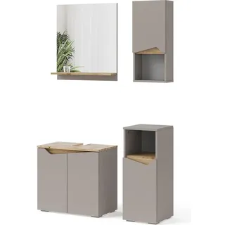 Vicco Marelle 4-tlg. Greige/Artisan-Eiche