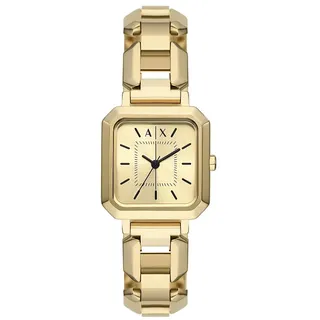 Armani Exchange Watch for Women, Quarz Dreizeigeruhrwerk und 27 mm Gehäusegröße mit Edelstahlarmband