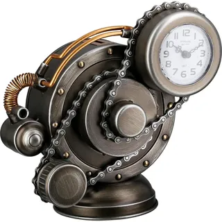 Casablanca by Gilde Tischuhr »Tischuhr/Spardose rund Cada silberfarben H. 25 cm«,