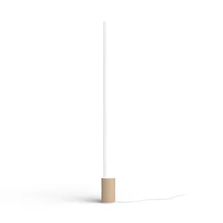 Philips HUE Led-Stehleuchte , Weiß , Holz , 11.15x145.8x11.15 cm , Smartphone-Steuerung , Lampen & Leuchten, Innenbeleuchtung, Stehlampen, Stehlampen dimmbar