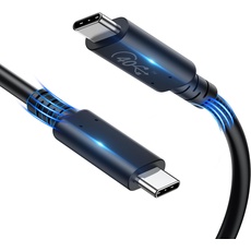 USB C zu USB C Kabel, 8K@60Hz [USB-IF zertifiziert] USB 4.0 Gen 3 USB C Kabel, 100W Power Delivery 40Gbp/s Datenübertragung, Perfekt für iPhone 15/Plus/Pro/Pro Max, Galaxy, MacBooks und mehr, 0.8m