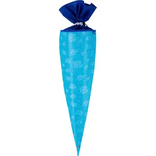 Schultüte MCNEILL "Schultüte, Bubble", Kinder, Gr. B/H/L: 70cm, blau (bubble), Polyester, Papierdekoration Schultüte