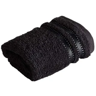 Vossen Cult de Luxe Seiftuch 30 x 30 cm schwarz