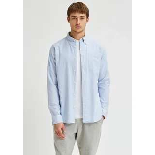 Selected Regrick Oxford Flex Shirt LS S NOOS", Hemd, Skyway, / Stripes Stripes - M