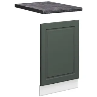 Vicco Unterschrank Frontblende Fame-Line 45 x 67,4 x 1,6 cm Grün-Gold