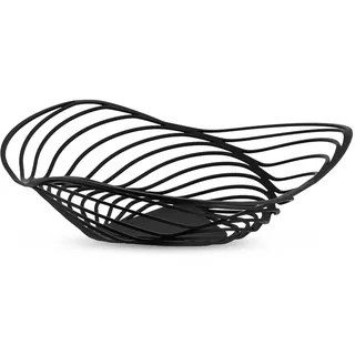 Alessi Obstschale Trinity Ø 26 cm Edelstahl Schwarz S (Small)