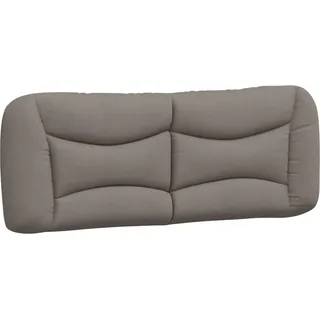 vidaXL Kopfteil-Kissen "Hvar" Taupe 120 cm Stoff - Taupe