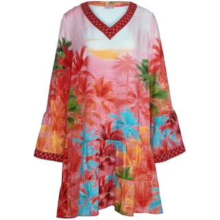 Tunika ALBA MODA "Tunika Tunika", Damen, Gr. 38, bunt, Obermaterial: 100% Viskose CV., Modern, figurumspielend, Tuniken Tunika